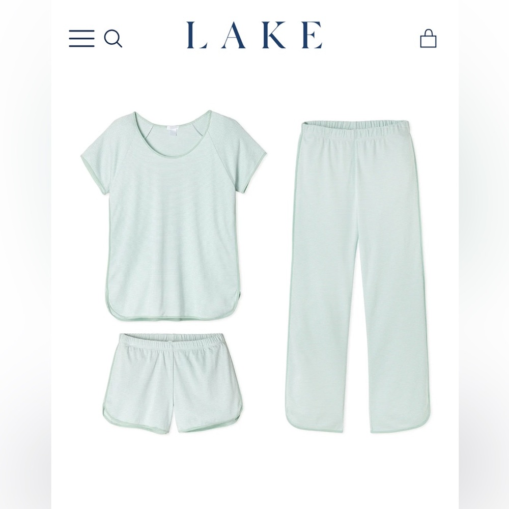 Lake Women's Light Green Pajama Set